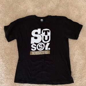 Men Stussy Tee shirt. Size large. Lightly used